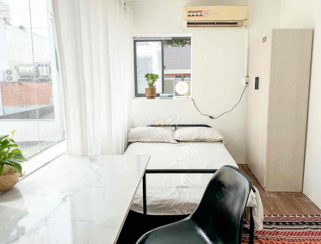 The Phan Xích Long Phú Nhuận studio -- full interior, modern design,