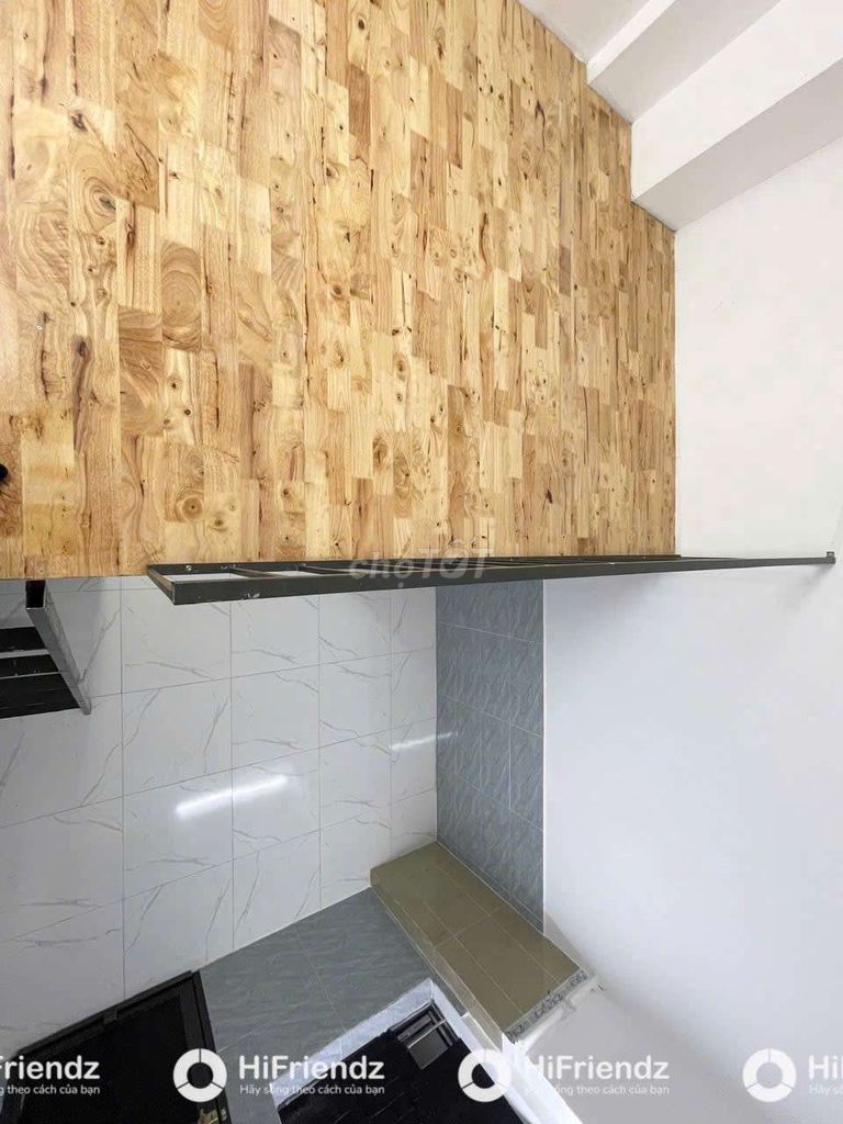 The new mini building is full of furniture in the shower by 11th District.