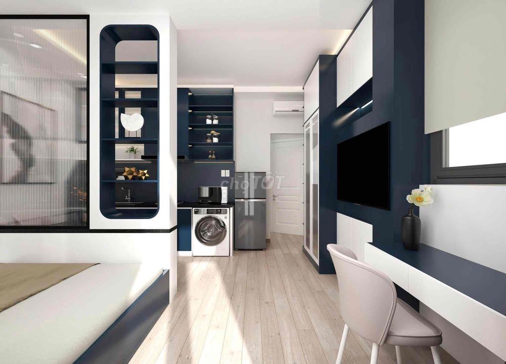 newly built flat Phan Đình Phùng_full interior falls to Phú Nhuận