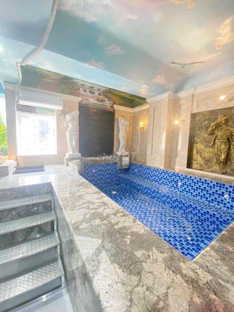 Room two service. One bedroom, pool in the room.