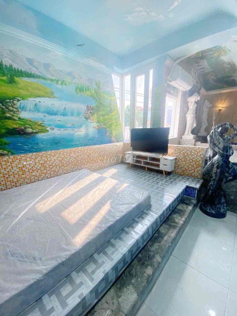 Room two service. One bedroom, pool in the room.