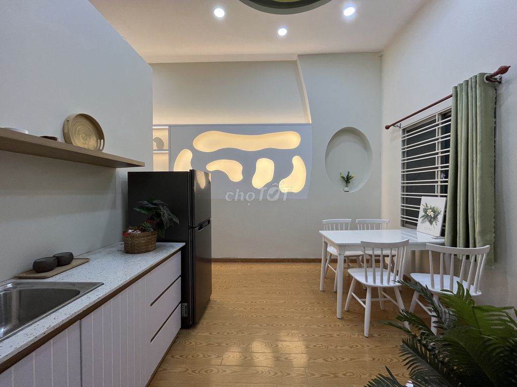 Two bedrooms one room, full window interior-Lê Văn Sỹ, cv master- Tân Bình