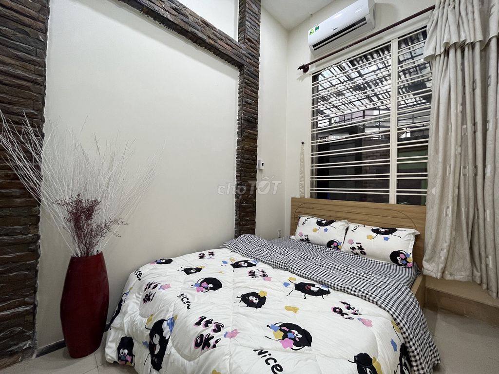 Two bedrooms one room, full window interior-Lê Văn Sỹ, cv master- Tân Bình