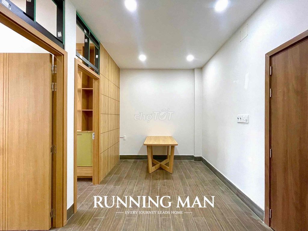 mini apartment 2 balcony bedroom full interior right at Nguyễn Oanh