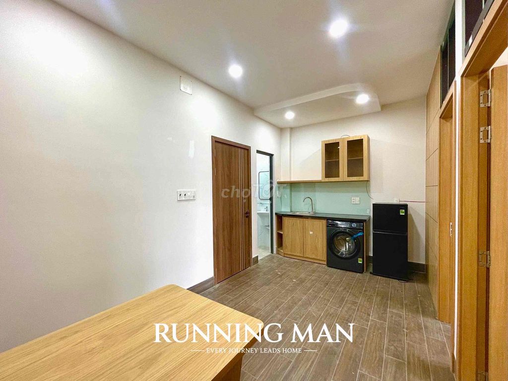 mini apartment 2 balcony bedroom full interior right at Nguyễn Oanh