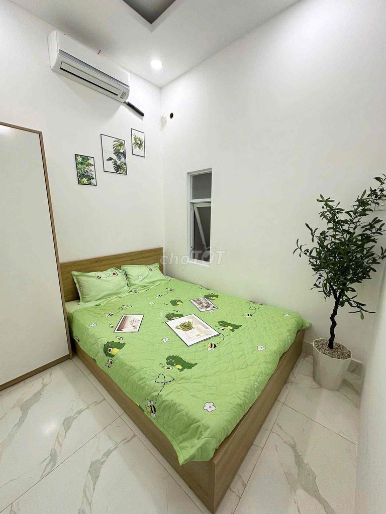 Two bedrooms. A 50-foot-two-day bathroom.