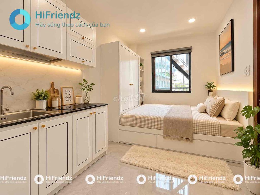- The mini-full interior service apartment.