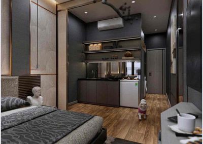 Open the studio one-room series near the Tân Bình station.