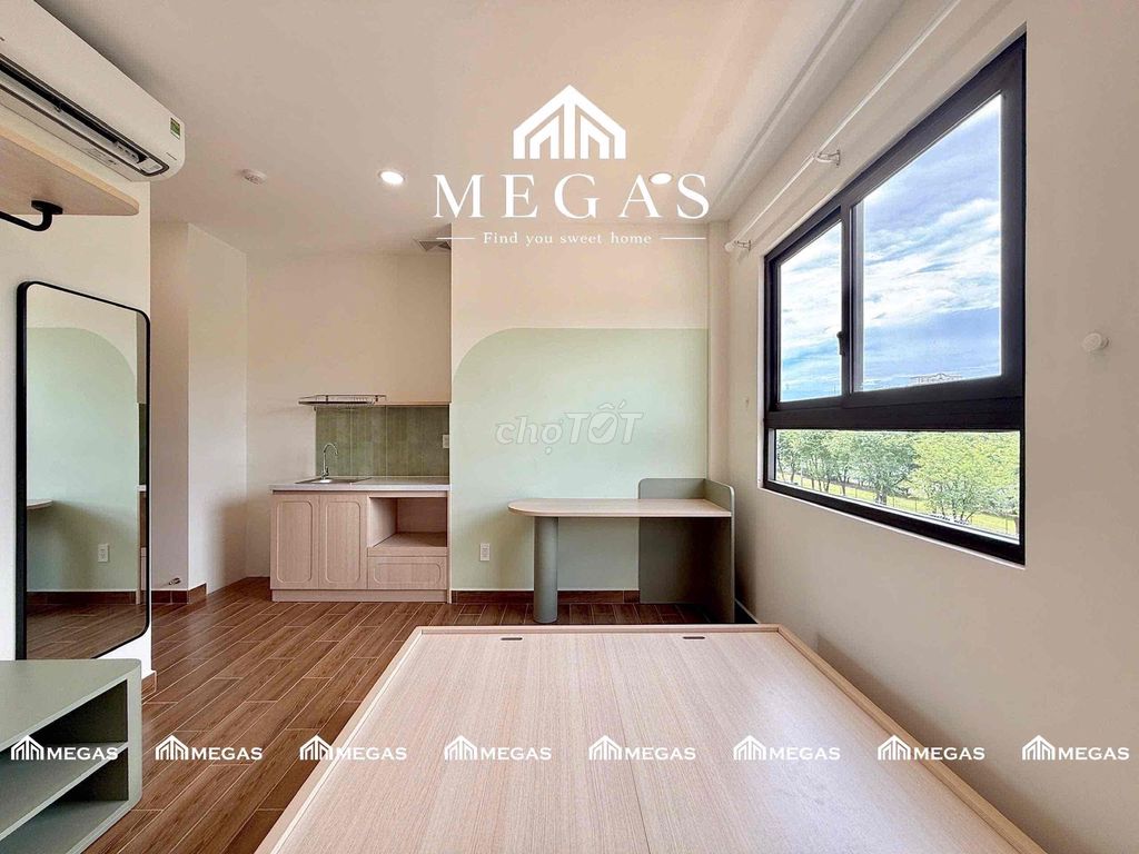 Rent an apartment full of furniture near a charter college - large sky windows
