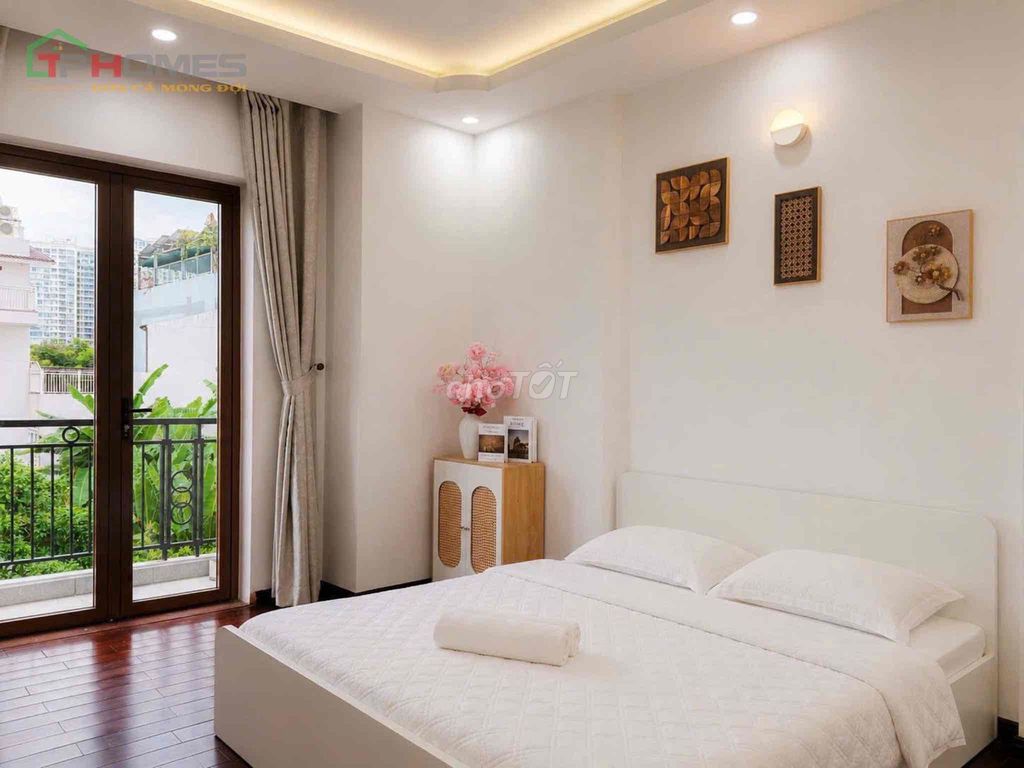 Project at Bình Thạnh, just 10 P to District 1, 3th District -- interior full room.