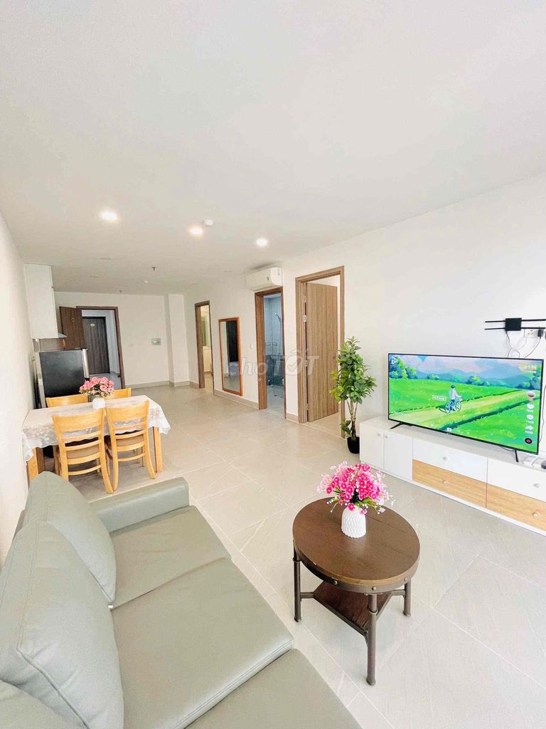 The two bedroom system - one open-air living room at Bình Thạnh - rich.