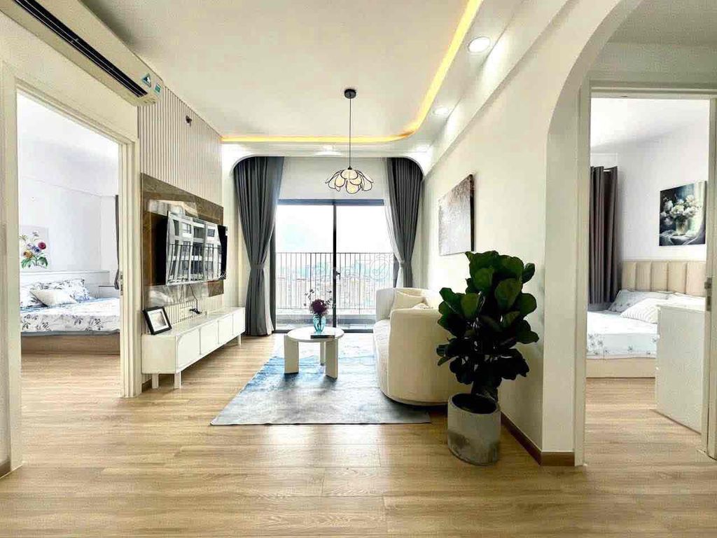 Two bedrooms. A cool balcony living room.