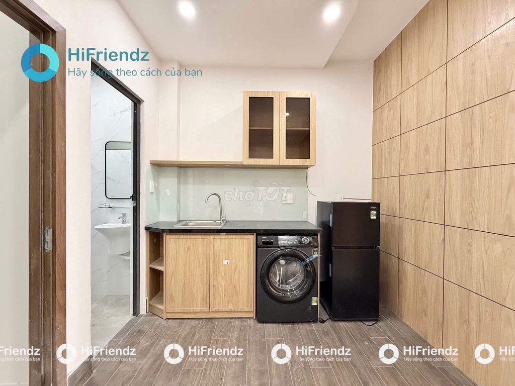 Open up the two bedrooms. Full interior of the river-view washing machine in Gò Vấp.