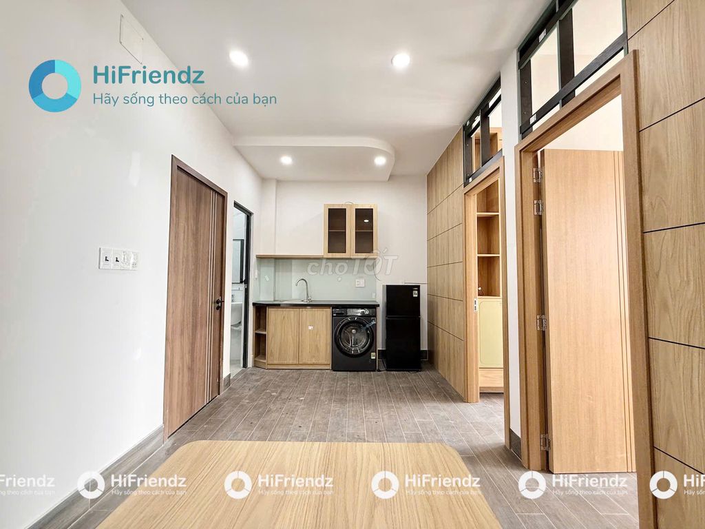Open up the two bedrooms. Full interior of the river-view washing machine in Gò Vấp.