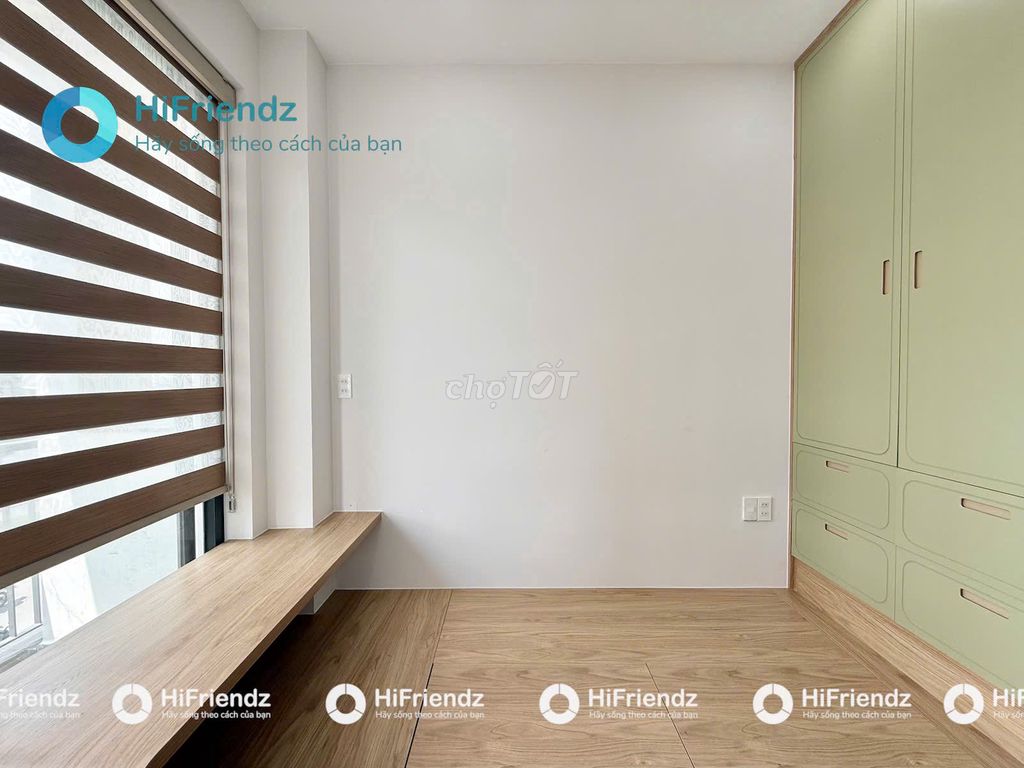 Open up the two bedrooms. Full interior of the river-view washing machine in Gò Vấp.