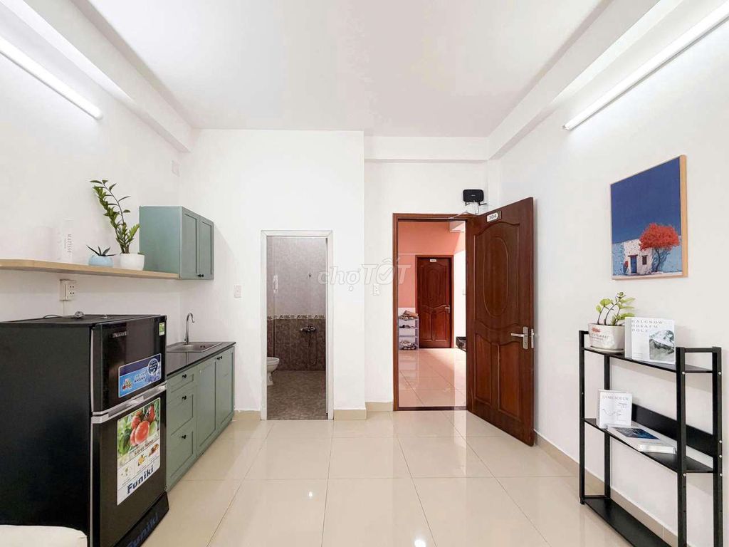 A full interior kitchen studio