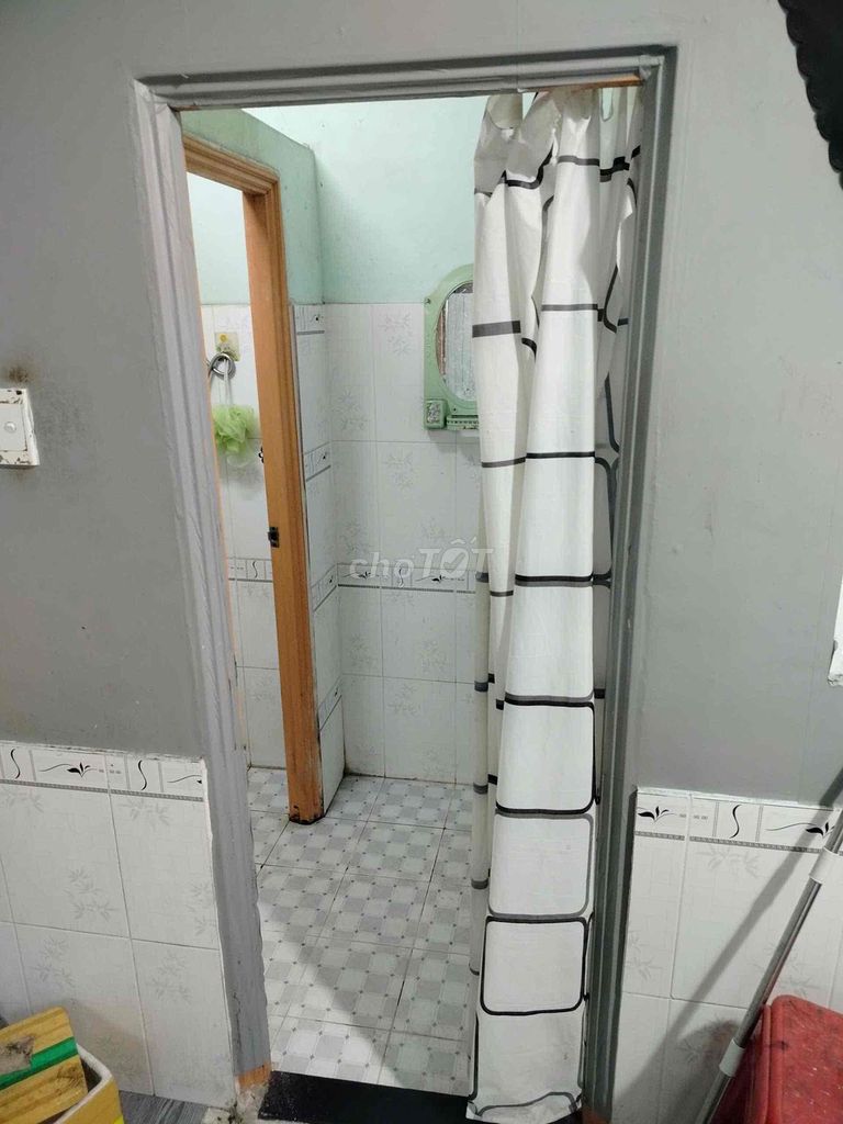 Cheap hotel room.