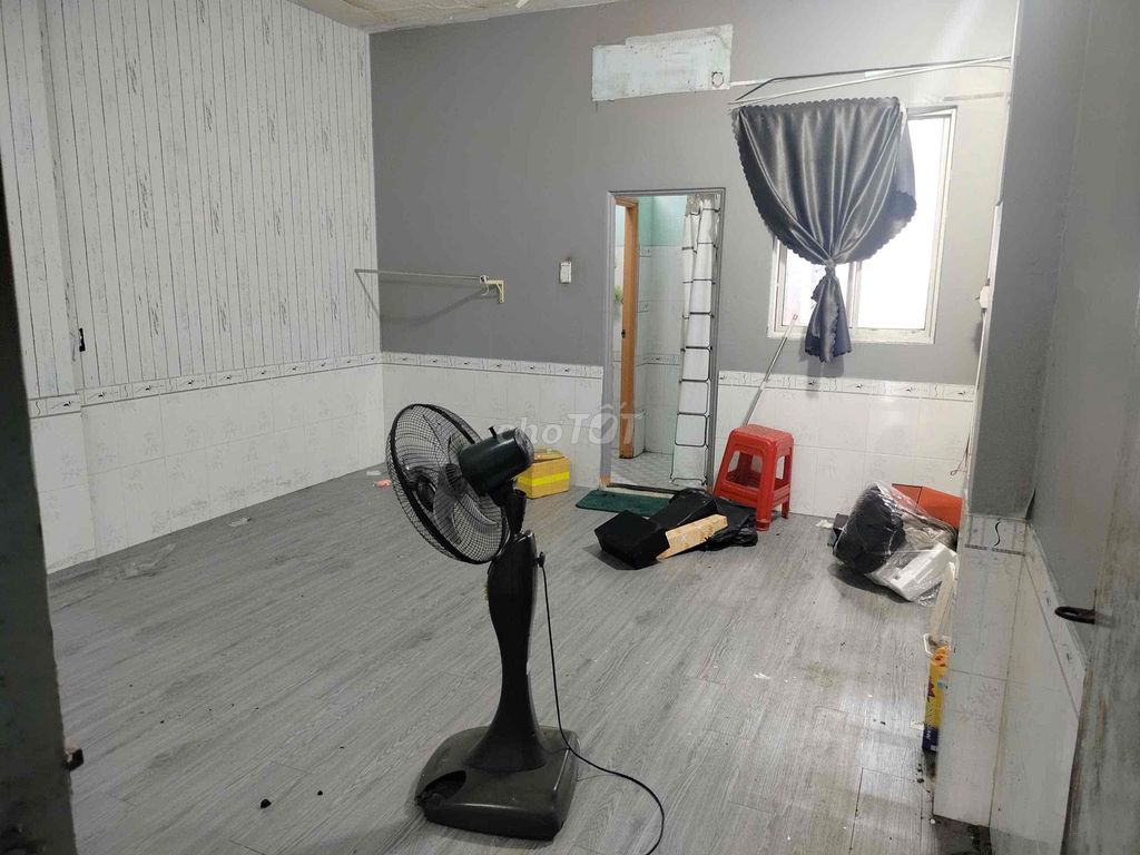 Cheap hotel room.