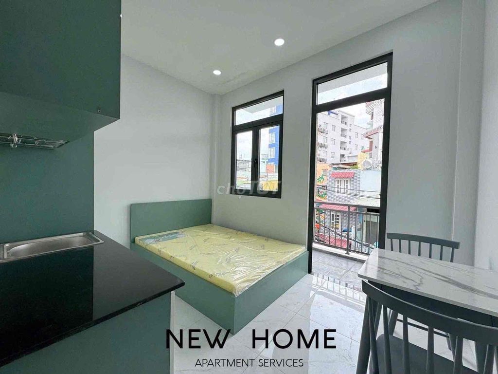The studio system - one bedroom with a clean balcony in Bình Thạnh - rich.