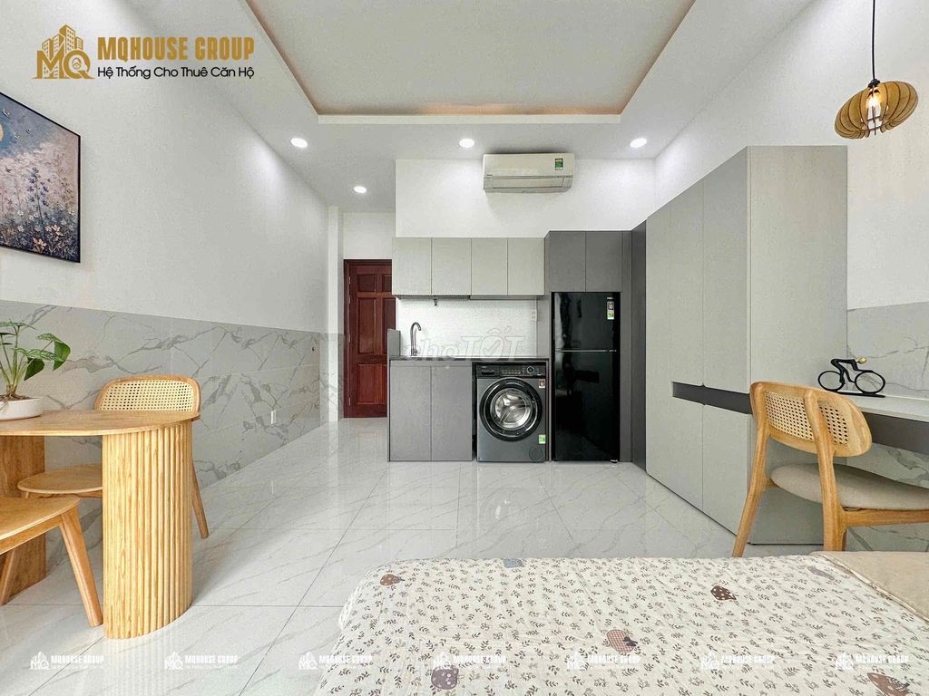 The balcony service apartment, the private washing machine, the water filter right here, aeon Tân Phú