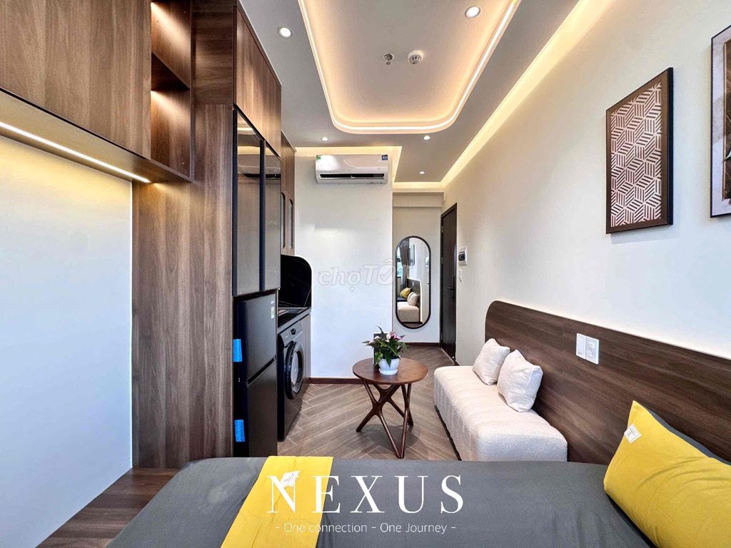 New apartment built - studio full interior near the tip of the script - document ceiling