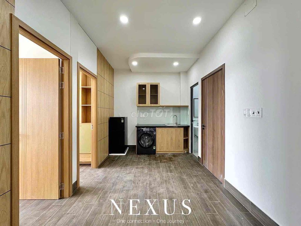 Rent two bedrooms, balcony, full new furniture 100%.