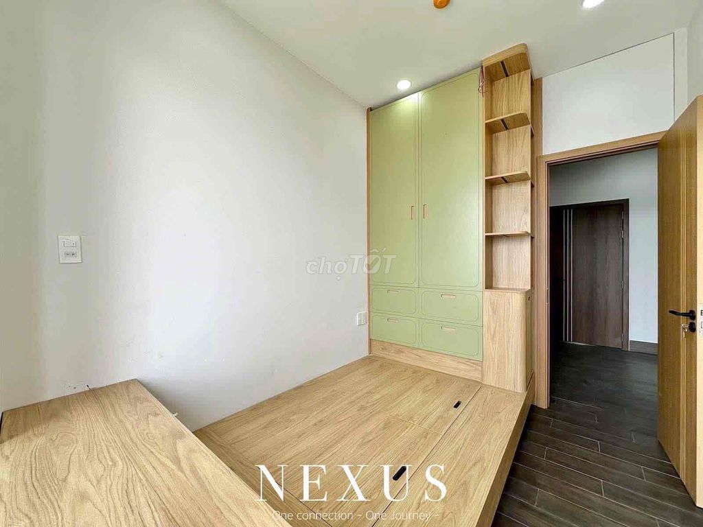 Rent two bedrooms, balcony, full new furniture 100%.