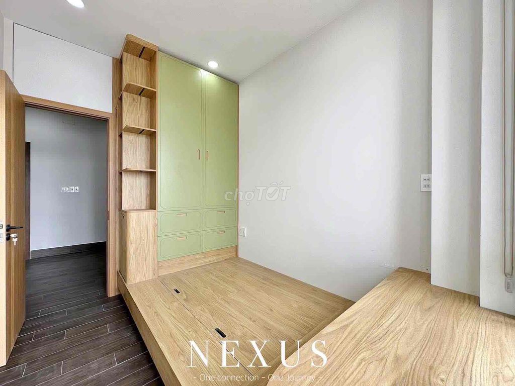 Rent two bedrooms, balcony, full new furniture 100%.