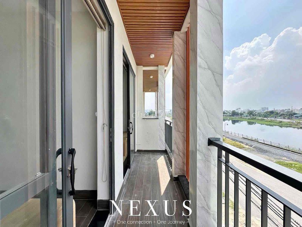 Rent two bedrooms, balcony, full new furniture 100%.
