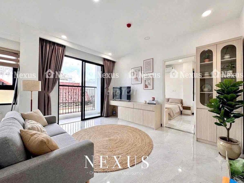The apartment is a high-end bedroom full of Nam Kỳ Khởi Nghĩa balcony furniture, District 3.
