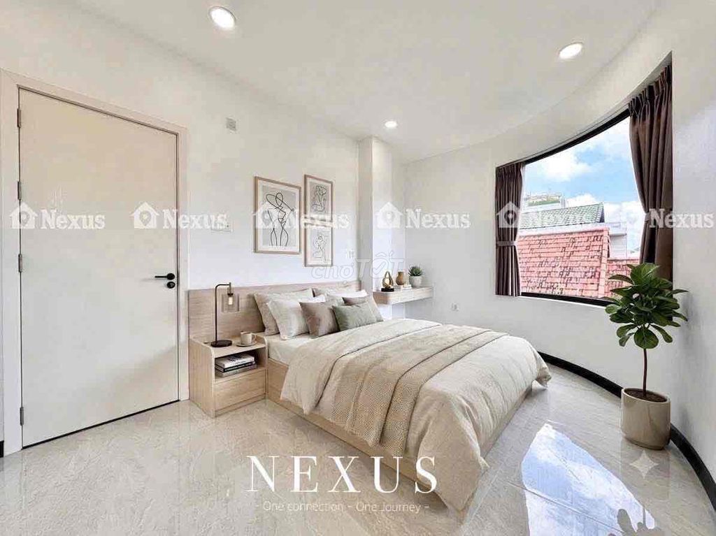 The apartment is a high-end bedroom full of Nam Kỳ Khởi Nghĩa balcony furniture, District 3.