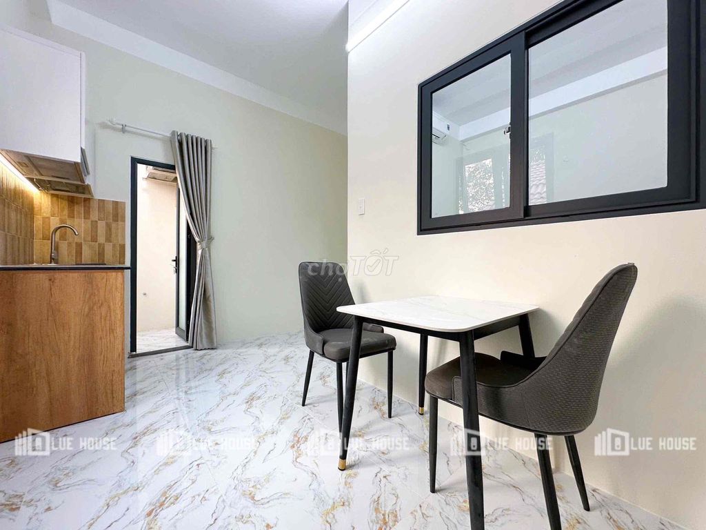 apartment 1 balcony bedroom full Đào Duy Anh interior, Phú Nhuận