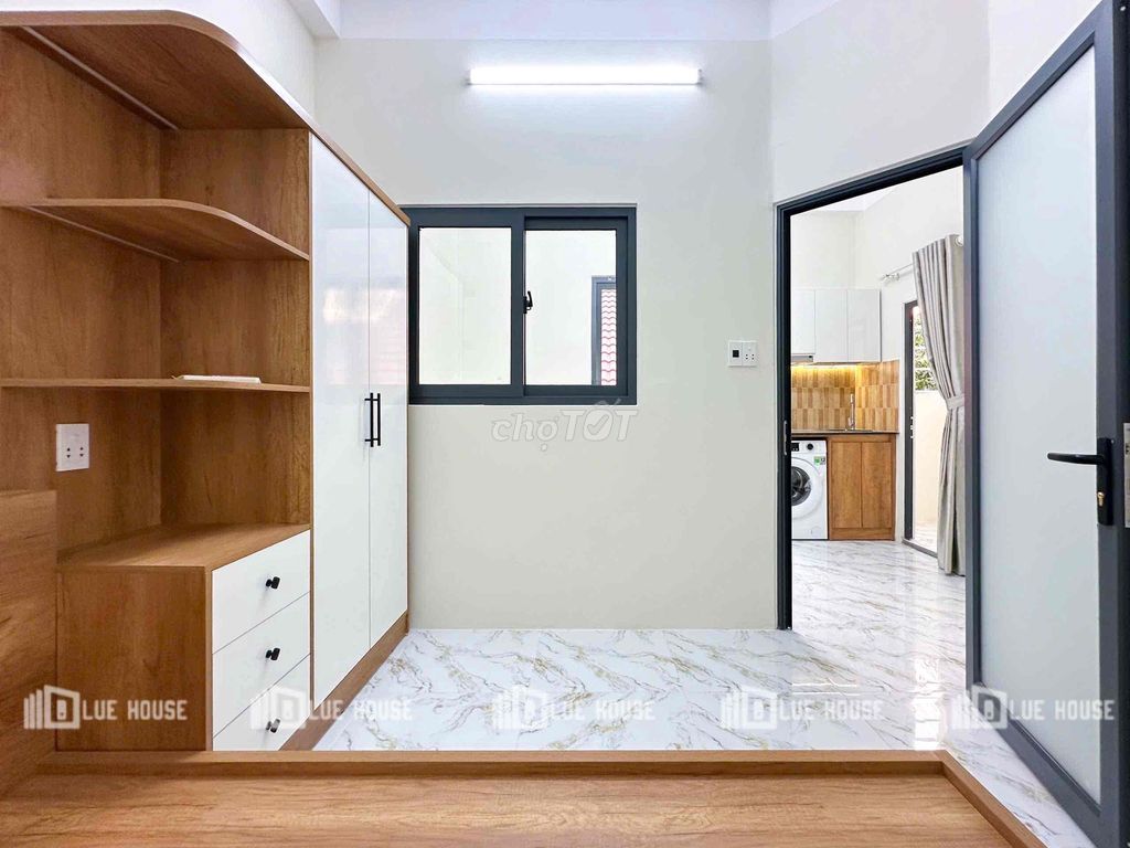 apartment 1 balcony bedroom full Đào Duy Anh interior, Phú Nhuận