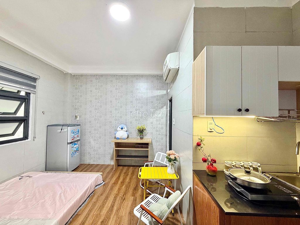 Sky Window studio - full interior - elevator near University vhu