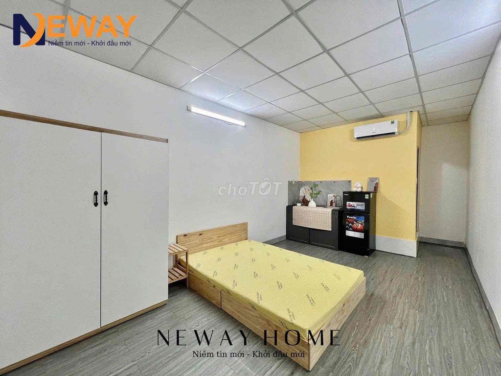 empty 1P wide basic interior available via aeon Bình Tân & vhu