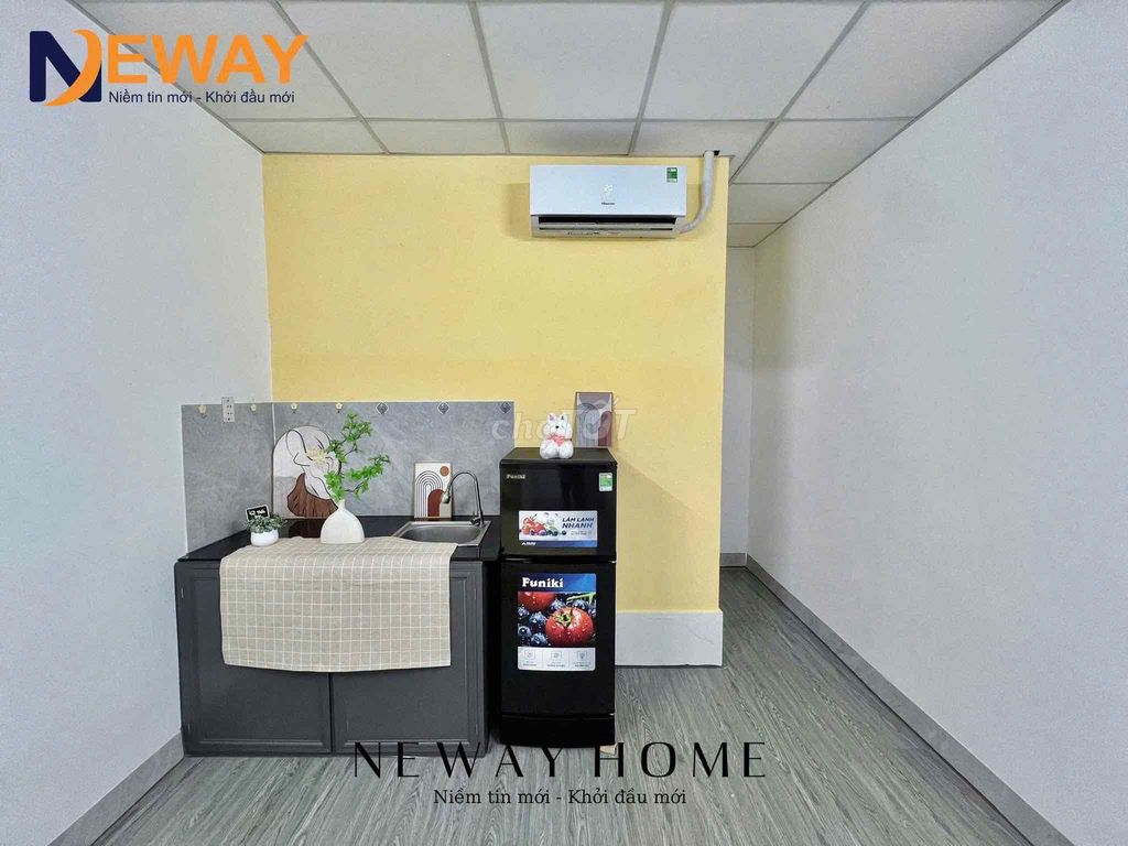 empty 1P wide basic interior available via aeon Bình Tân & vhu