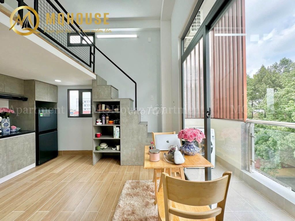 Super-new balcony room - fully equipped Trường Chinh immediately
