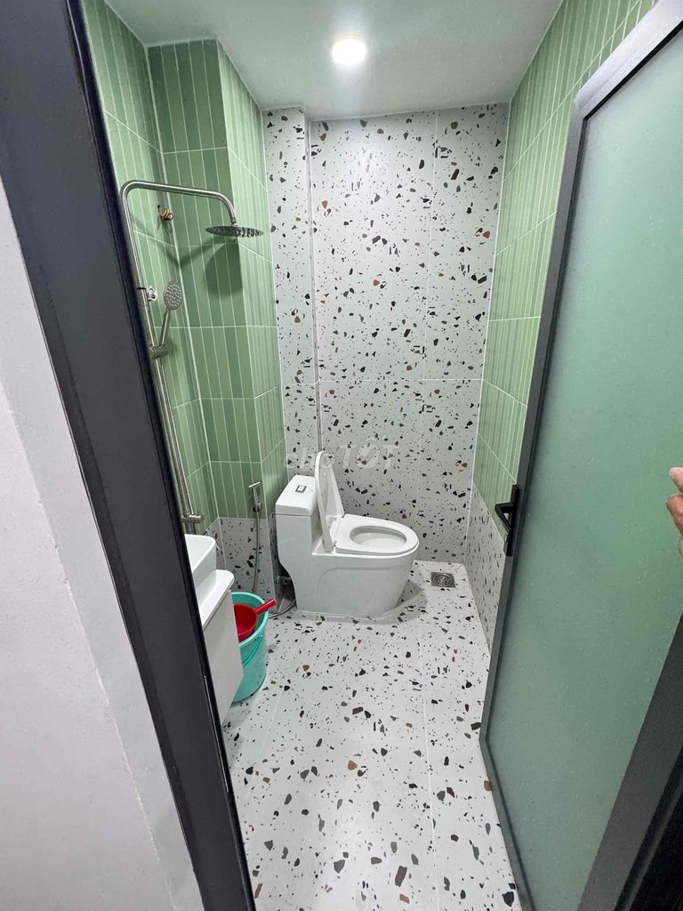 The new front house in Lò Gốm is already in the bedroom.