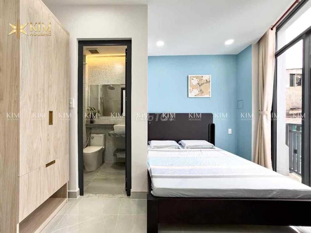 Rent a balcony apartment 30 m2 near Mart Mart tdtu county 7