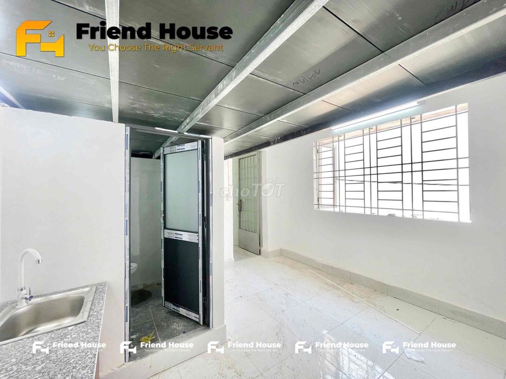 The guard room, the kitchen cabinet, the open window, the air conditioning.