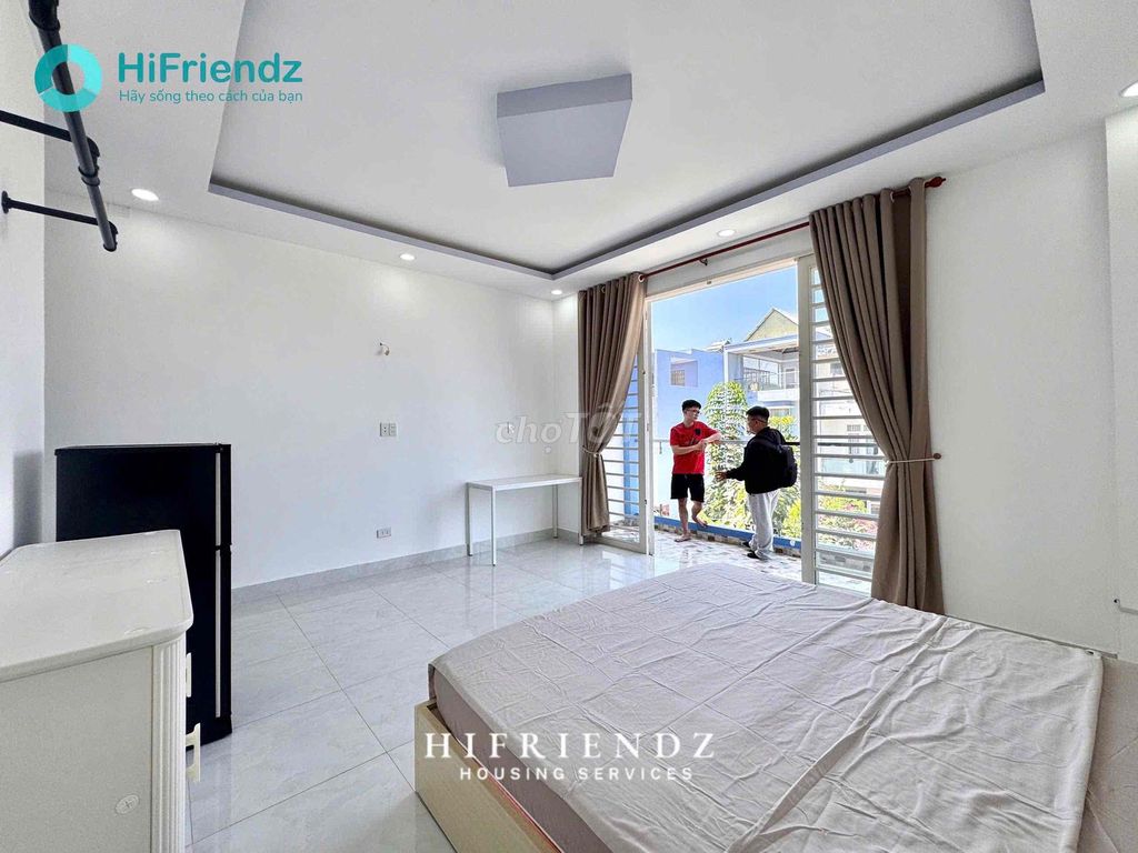 studio full of balcony furniture, free time, near ueh vhu