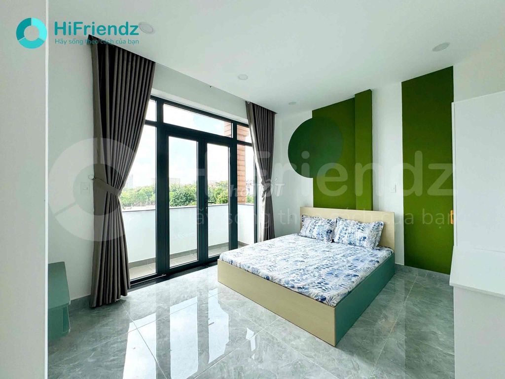 Rent an apartment. A super cool balcony bedroom.