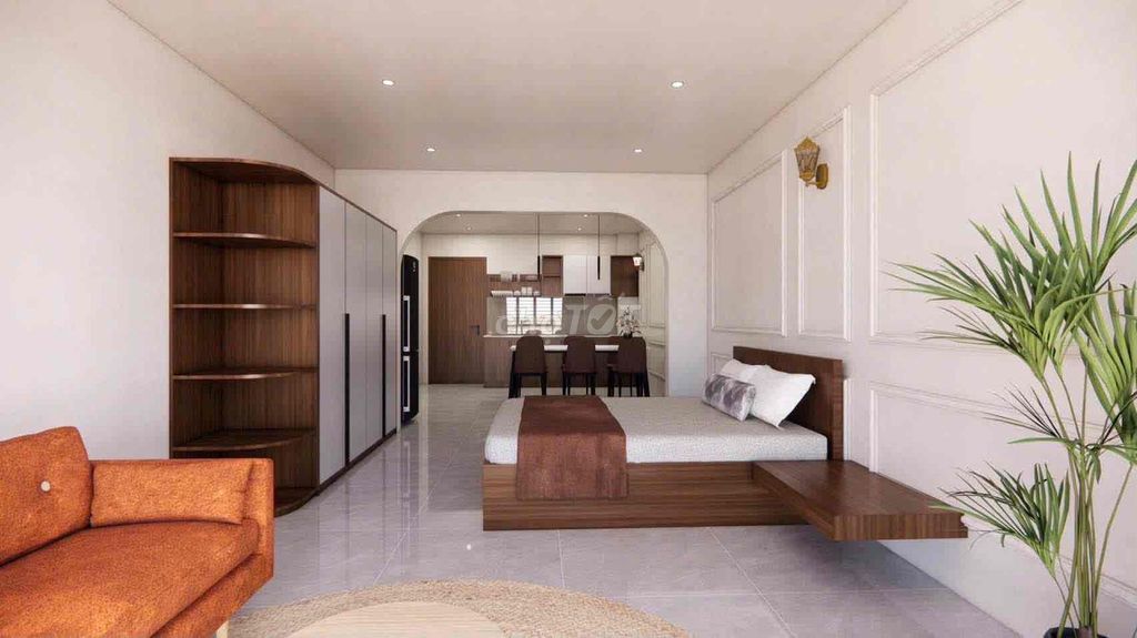 Rent a studio service apartment like a mini apartment in Tô Hiến Thành District 10.
