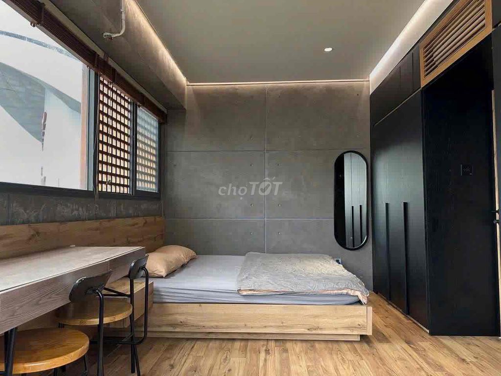 In one bedroom, a full bedroom with Điện Biên Phủ Bình Thạnh balcony furniture.