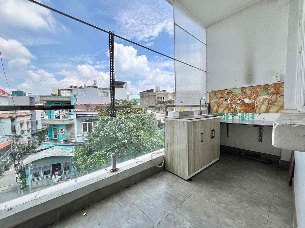 The apartment is full of furniture right in the Gò Vấp village park.