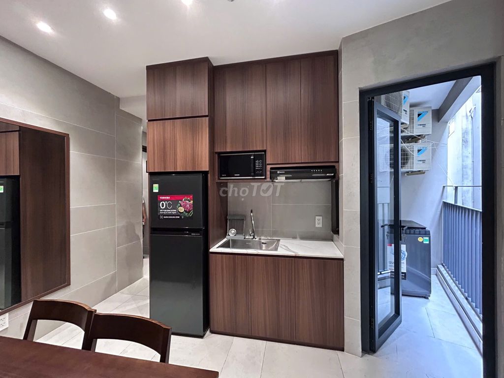 Room 1 bedroom - balcony - kitchen cup - Phú Nhuận - full fine interior