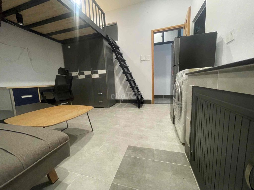 Rent room with full interior near Lâm Văn Bền ugm lotte nttu
