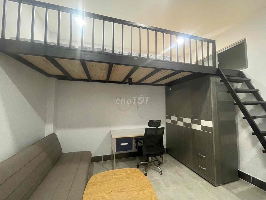 Rent room with full interior near Lâm Văn Bền ugm lotte nttu