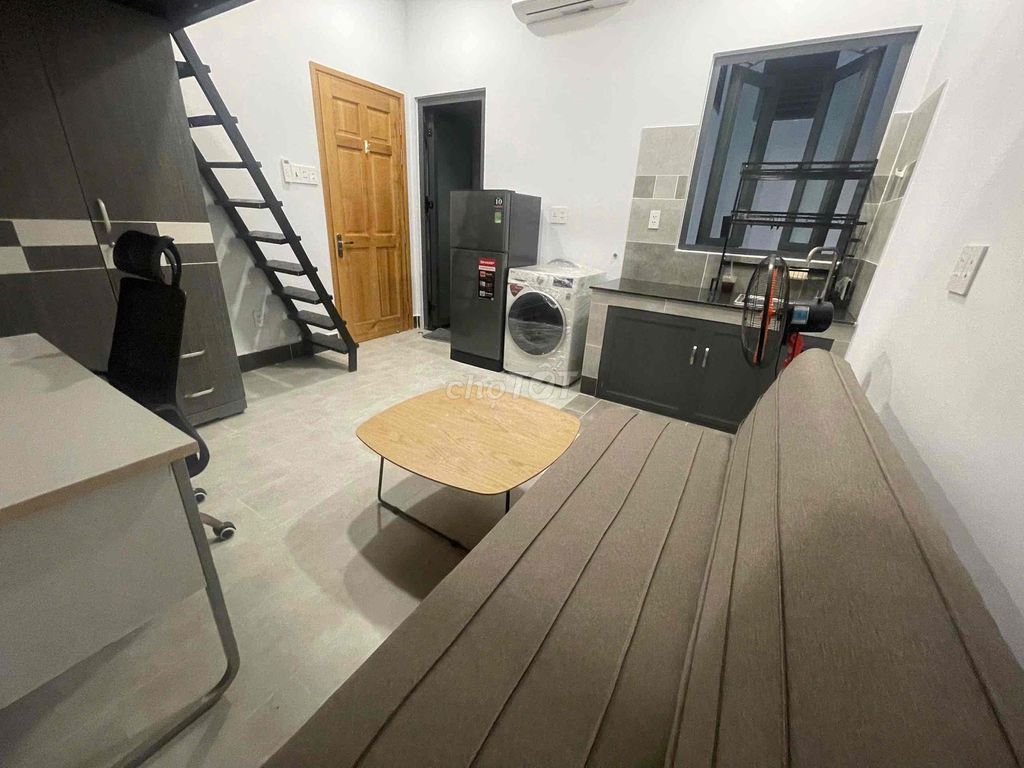 Rent room with full interior near Lâm Văn Bền ugm lotte nttu