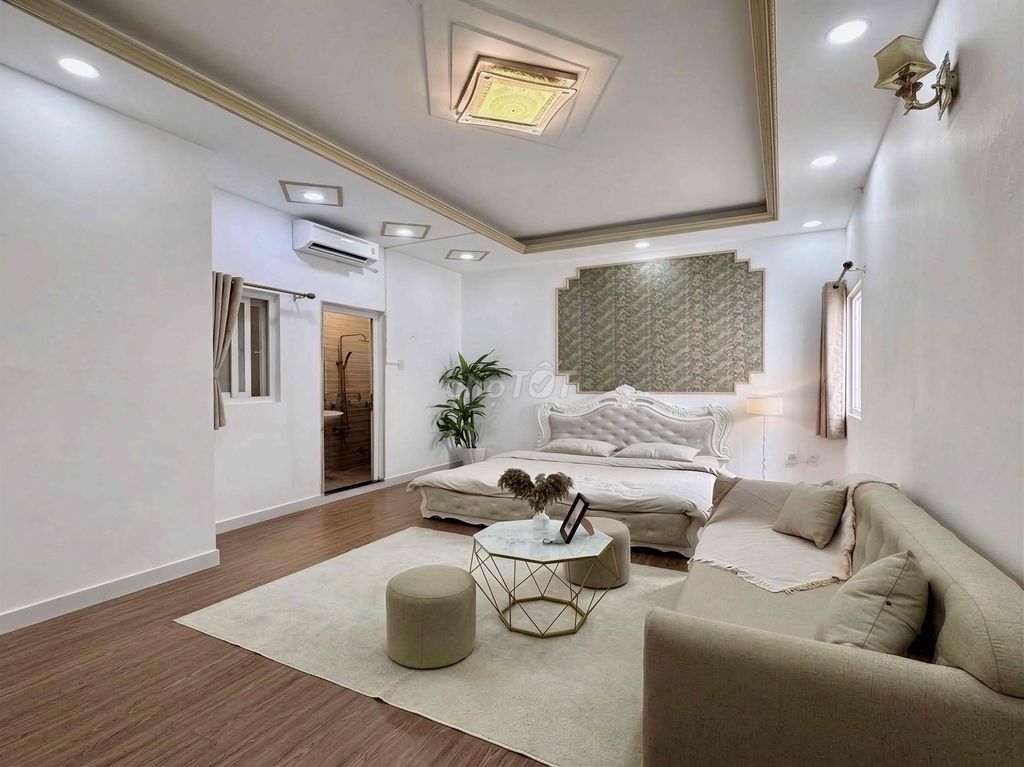 The apartment is full of one bedroom - one room, 65 meters, 3rd district - Funk, Lê Văn Sỹ